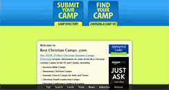 Desktop Screenshot of bestchristiancamps.com